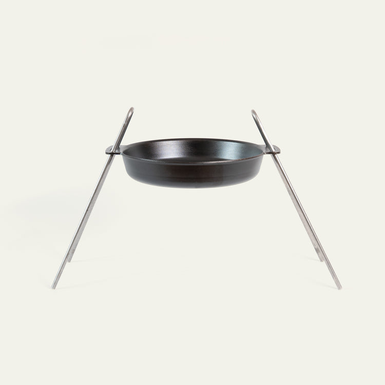 Stegepande + Bålstativ