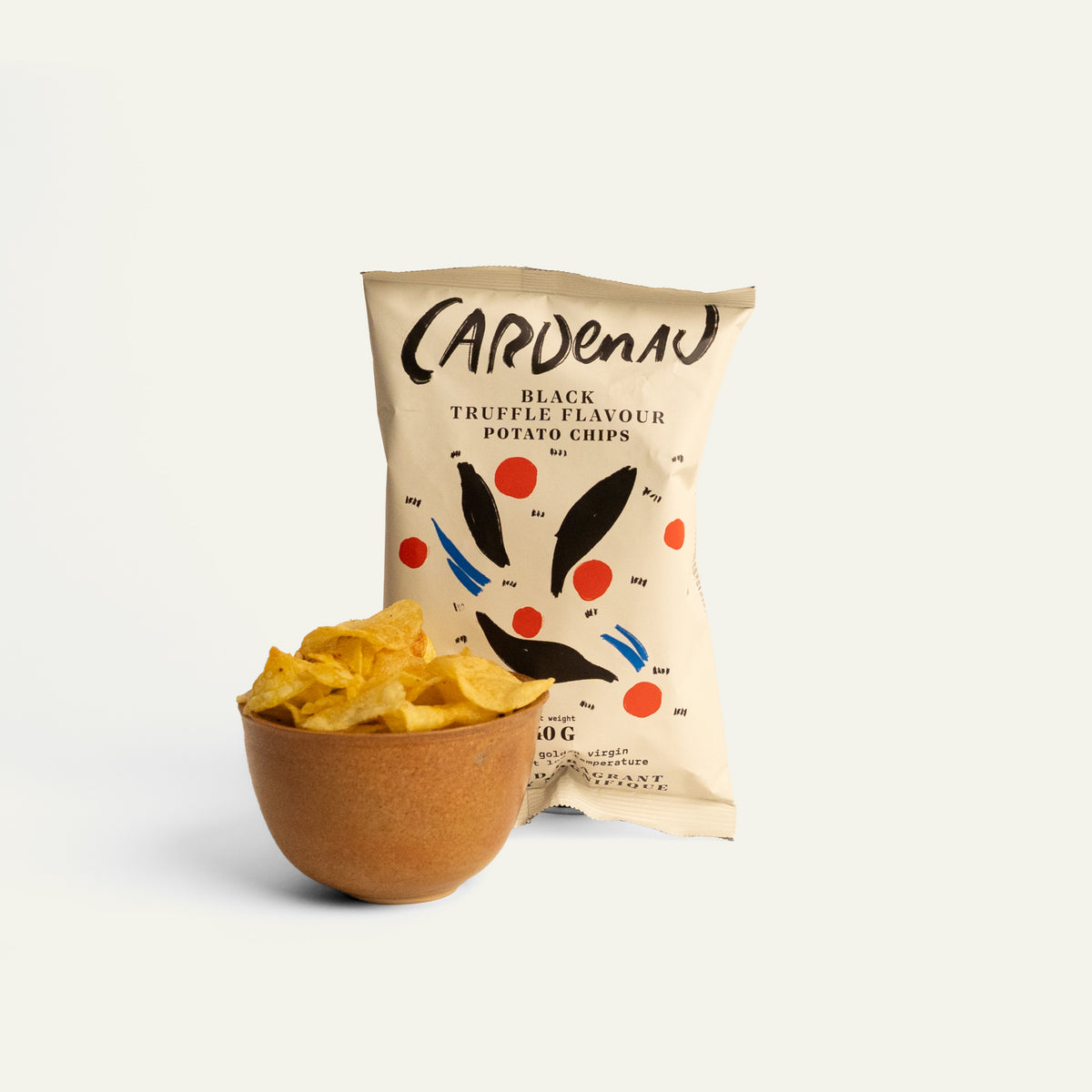 Kartoffelchips med vintertrøffel