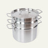 Gryde 7 L + Dampindsats + Pastaindsats