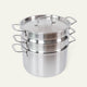 Gryde 7 L + Dampindsats + Pastaindsats