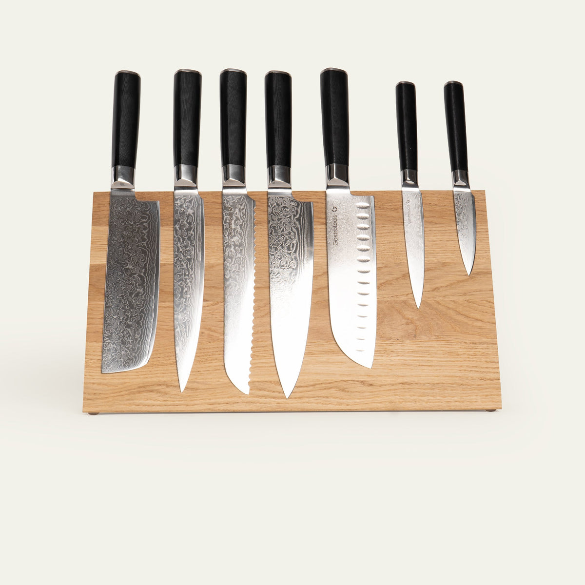 Knivblok - 7 knive - Gastrotools.dk